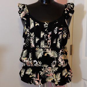 American Rag  Tropical Scoop Sleeveless Top